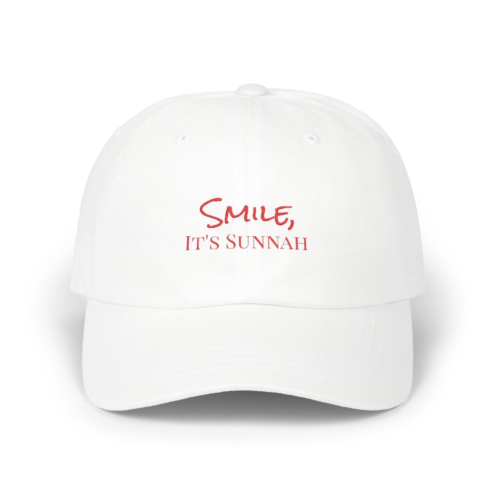 Smile, It's Sunnah – Premium Embroidered Cap
