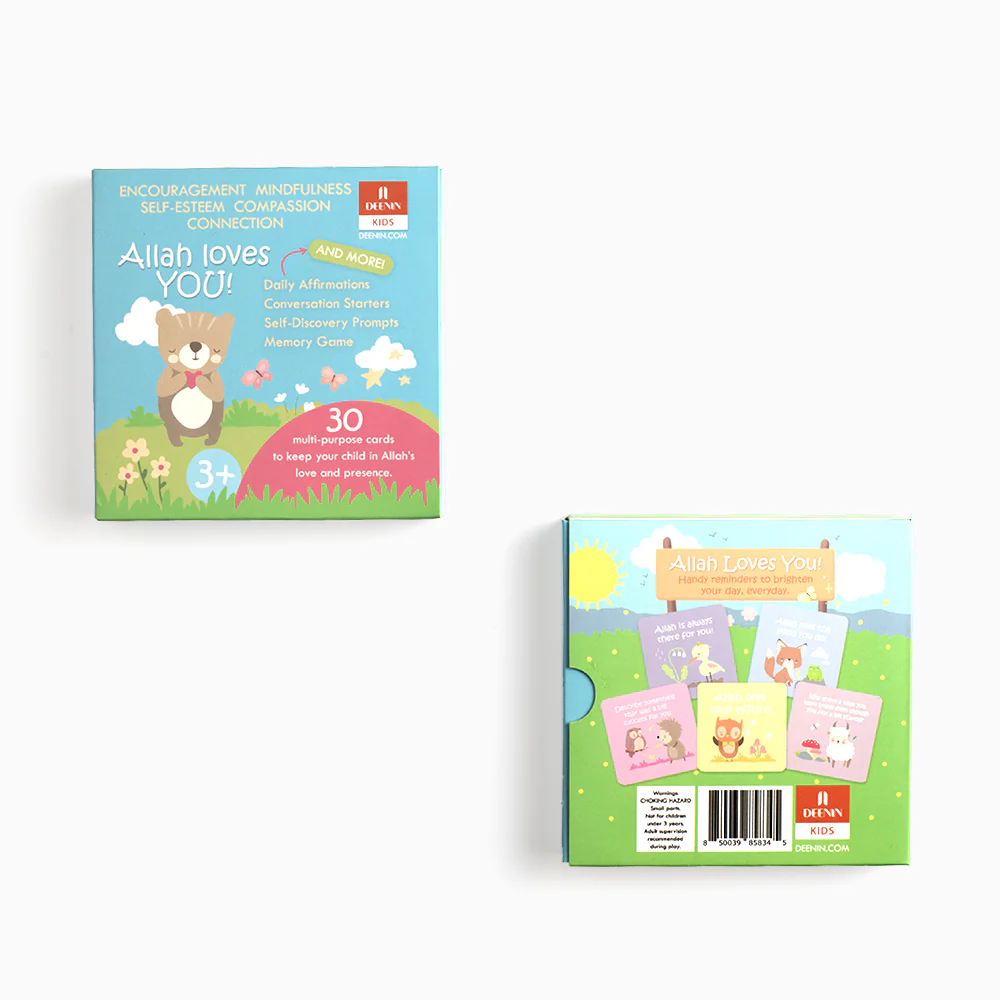 "Allah Loves You!" - Affirmation and Memory Cards - Image 2