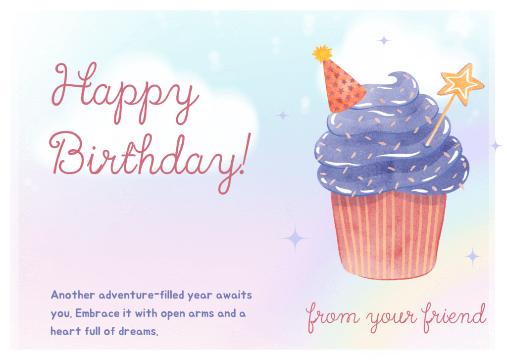 Happy Birthday Cupcake