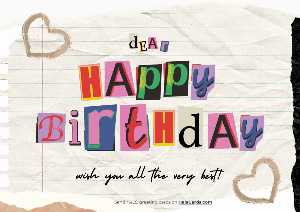 Happy Birthday Paper