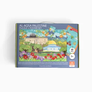 Kids Al-Aqsa Palestine Puzzle + Poster - 48 piece